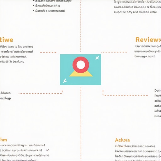 Map Optimization Elements Infographic A detailed infographic showing components of map optimization for local SEO