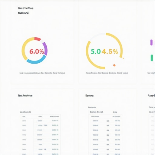 Screenshot of local SEO analytics dashboard tracking map health