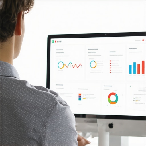 Digital marketer using SEO tools for local map optimization