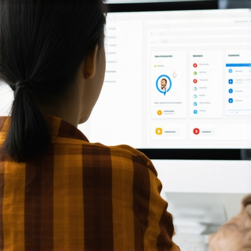 Person reviewing citation data on a laptop as part of map health efforts.