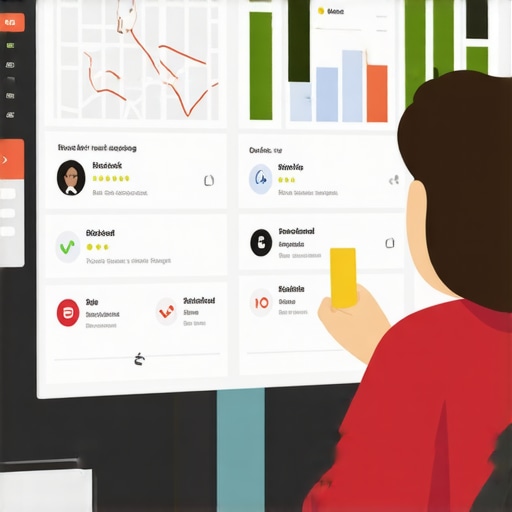 Screenshot of Google Maps analytics and checklist for optimization
