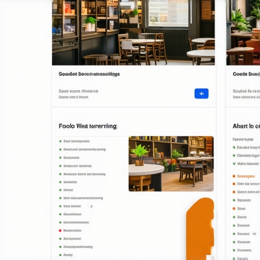 Screenshot of a Google My Business listing showing categories, reviews, and photos.