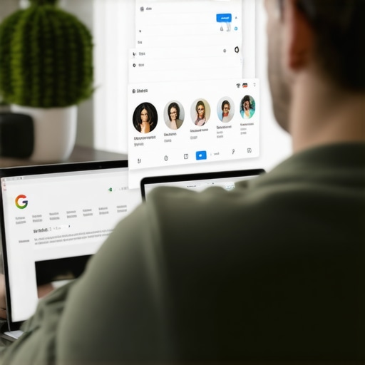 Person editing their Google Business Profile on a laptop.