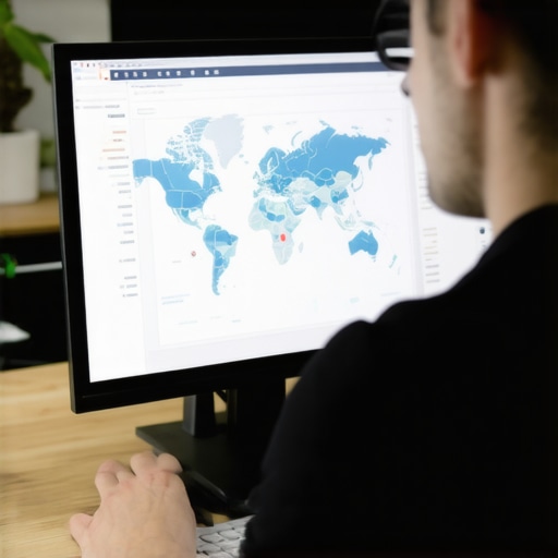 Map Listing Audit Process Business owner reviewing map listing health checklist on computer screen