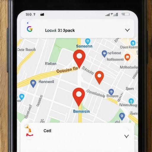 Successful local business ranking in the Google Maps top 3 pack