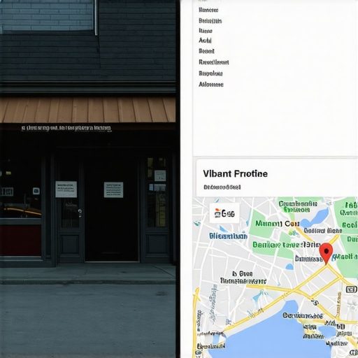 Active vs Stagnant Google Business Profiles Comparison of a healthy active Google map listing versus a stagnant one.