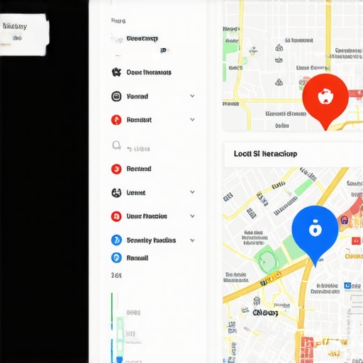 Advanced Local SEO Heatmaps and Interaction Signals Digital dashboard showing map health and local ranking signals for businesses.