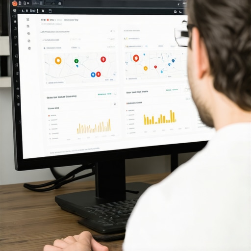 Advanced Local SEO and Map Health Analysis SEO expert reviewing local map health and website authority metrics.
