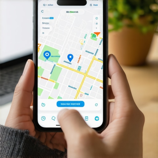 Analyzing the Google Maps Proximity Filter A smartphone showing local business rankings on Google Maps with a focus on proximity data.