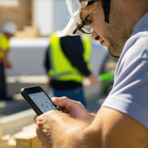 A real-world photo of a service professional working on-site to demonstrate business authenticity for Google Maps SEO.