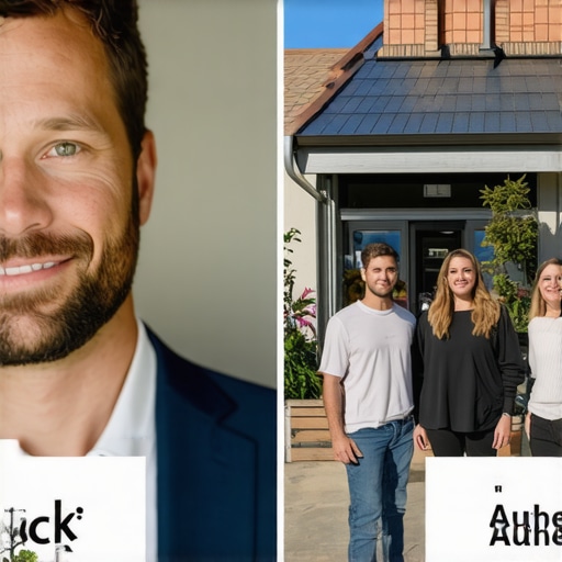Comparison of authentic business photos versus stock photography for local SEO engagement.
