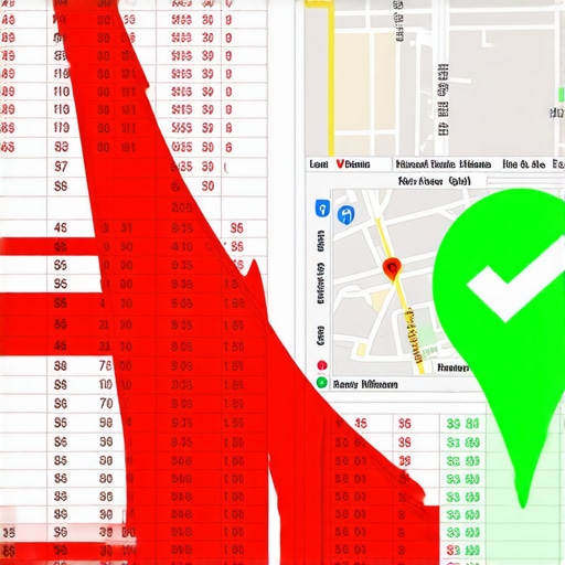 Cleaning up local business data for better map rankings Comparison of messy business data versus optimized Google Maps profile listing