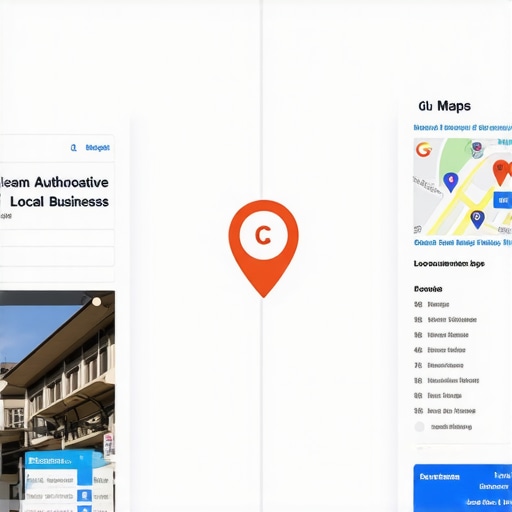 Comparing website authority signals for Google Maps ranking A visual representation of how website authority influences local map pack rankings versus physical proximity.