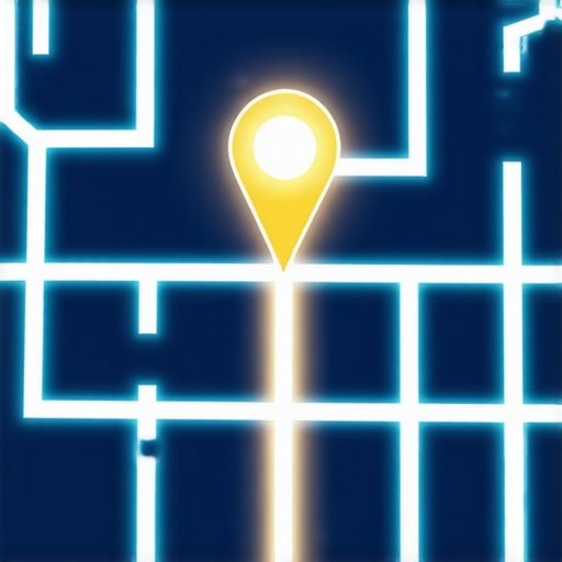 Expanding your local map reach through brand authority A visualization of a local business outranking competitors outside its immediate proximity.