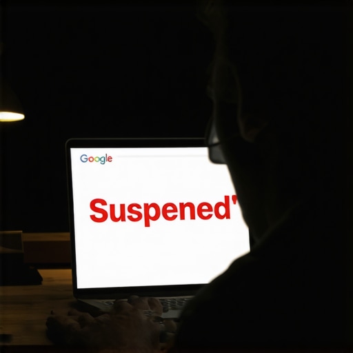 A business owner facing a profile suspension due to keyword stuffing mistakes.