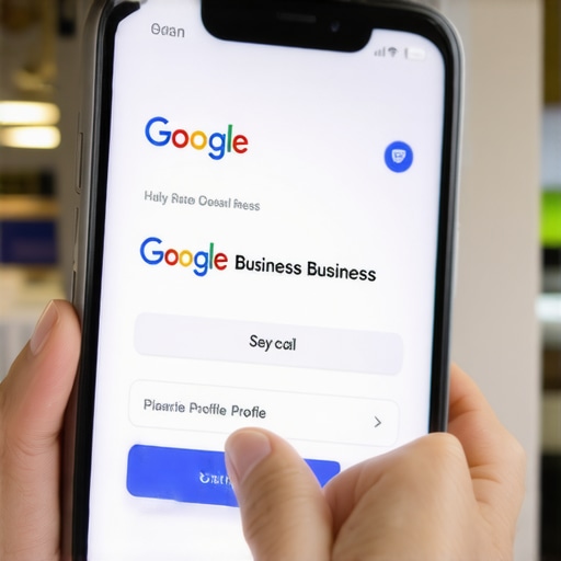High-converting local business profile on mobile A customer engaging with a well-optimized Google Map listing on their smartphone.