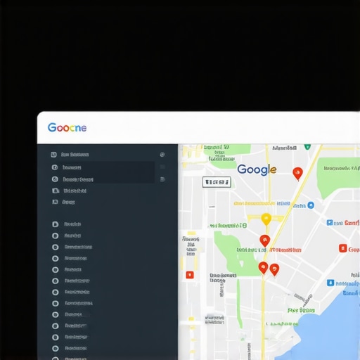Technical view of Google Maps backend data for business profile optimization.
