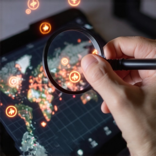 A person auditing a Google Business Profile for map health errors and proximity data issues.