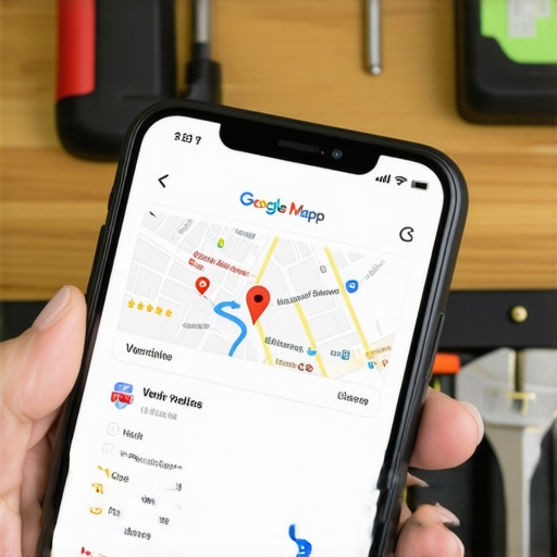 Jumpstarting a Reinstated Google Business Profile Smartphone showing a successful Google Business Profile recovery with customer reviews and verification.