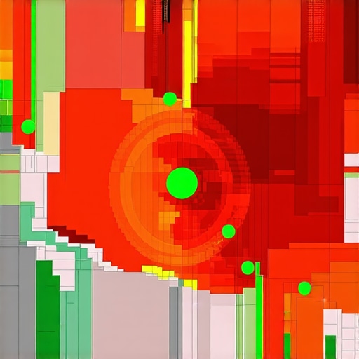 A heatmap showing a local business ranking in the top 3 of the map pack across a wide geographic area regardless of store location.
