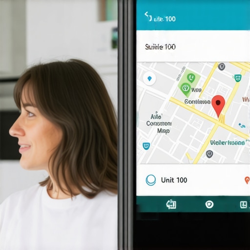 A visual comparison showing how small address discrepancies can affect business map health and rankings.