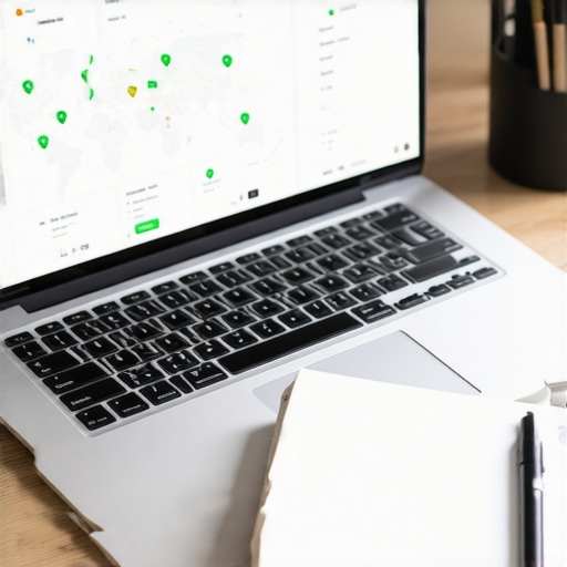 A clean business workspace showing a local map health audit with green signals.