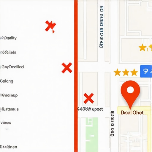 Local SEO Quality vs Quantity Illustration A comparison of low-quality citations versus a high-authority Google Business Profile for local SEO success.