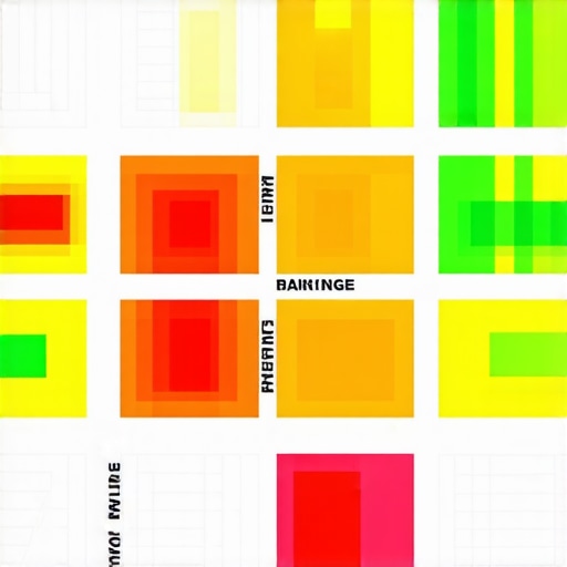 A visual representation of how Google Maps rankings change based on the user's physical location in a city.