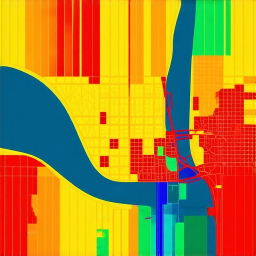 Local Search Proximity Heatmap A heatmap showing how a business ranks in different parts of a city to illustrate local authority.
