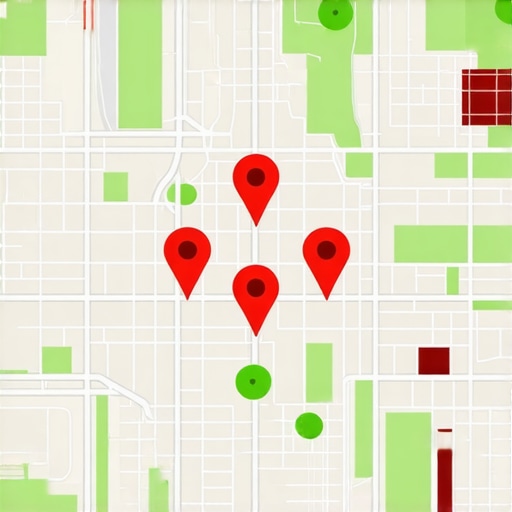 Local Search Ranking Grid Audit Results A 3D grid map showing positive local SEO ranking results for a business.