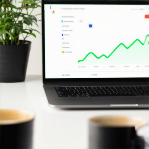Maintaining Google Maps Ranking Growth A business dashboard showing positive performance metrics for local map optimization