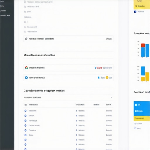 A side-by-side view of a Google Business Profile dashboard and an audit spreadsheet for local map health.