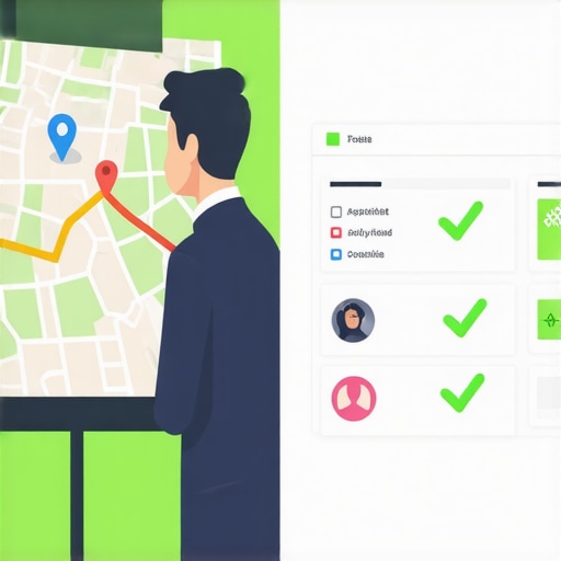 Visual representation of a manual map SEO audit uncovering hidden ranking errors.