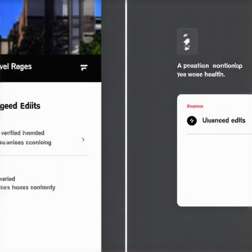 Monitoring Google Business Profile Edits for Map Health Comparison of user-suggested edits versus verified business information on a Google Maps listing.