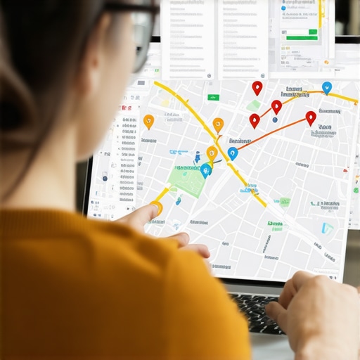 Monitoring Local Search Ranking Grids A digital grid map showing local SEO ranking positions across a neighborhood.