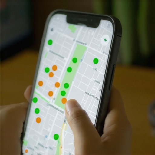Local SEO expert analyzing a map health grid to improve business rankings.