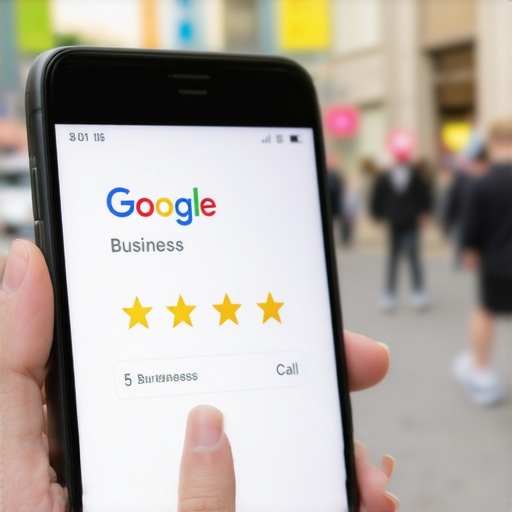 Optimized Google Business Profile Lead Generation A user clicking the call button on a high-ranking Google Maps listing