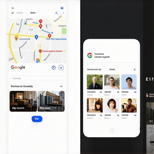 Optimized vs Neglected Google Business Profiles Comparison between a poorly maintained Google Maps listing and a professional, highly optimized profile