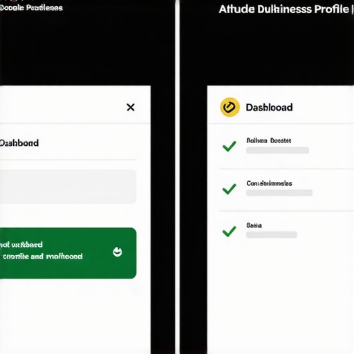 Optimized vs Unoptimized Google Business Profile A visual comparison of a poorly managed Google listing versus an optimized one with high health scores.