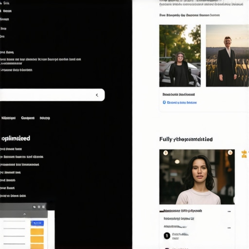 Comparison of an unoptimized versus an optimized local business map listing showing the impact of visual quality.