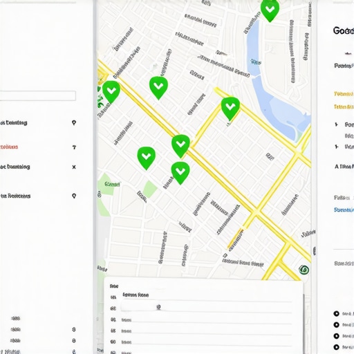 Optimizing Map Health for Local Dominance A digital representation of a Google Business Profile audit showing performance metrics and map rankings.