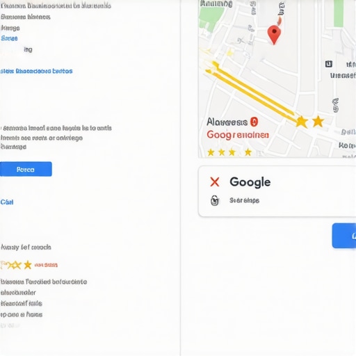 Comparison of a poorly maintained map listing versus a fully optimized local business profile.