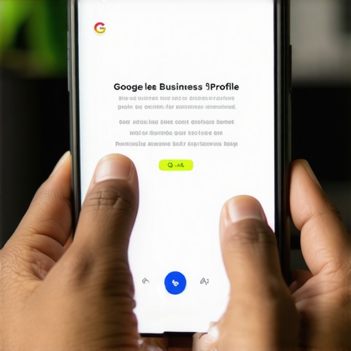 A business owner actively responding to questions on their Google Maps listing via a mobile app.