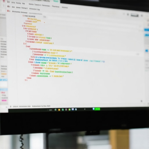 Properly formatted JSON-LD schema for local SEO Code editor showing LocalBusiness structured data script