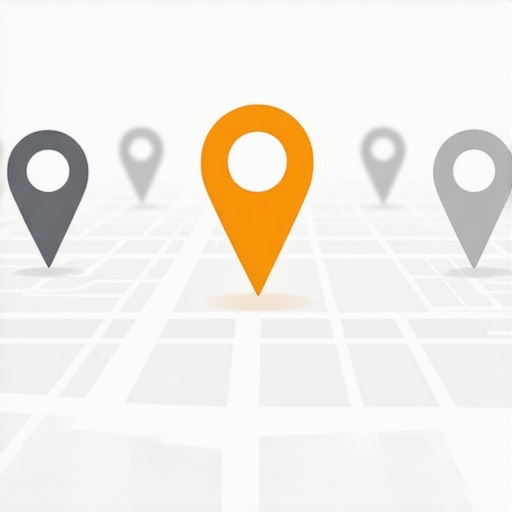A visual representation showing that a well-optimized business can outrank closer competitors on Google Maps.