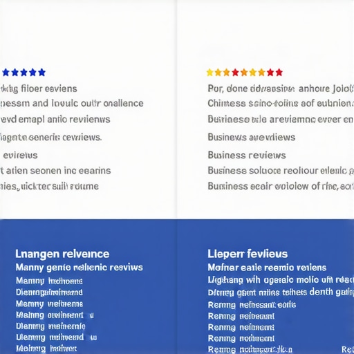 Review Relevance vs Volume Ranking Comparison Infographic comparing review relevance and volume for local map rankings