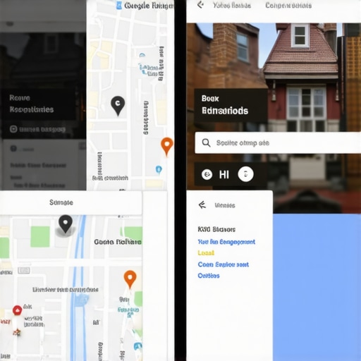 A visual comparison between a keyword-stuffed business profile and a high-authority local map listing.