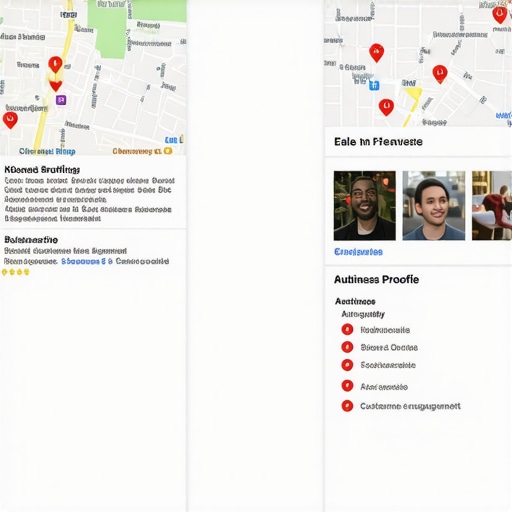 Spammy vs Healthy Map Listings A side-by-side comparison of a risky keyword-stuffed Google listing versus a healthy and optimized local business profile.