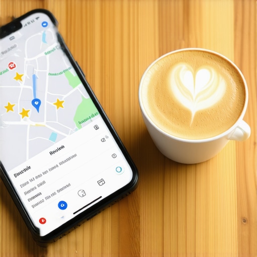 The Frictionless Way to Get Google Reviews Direct Google Maps review link on a smartphone screen showing a five star rating