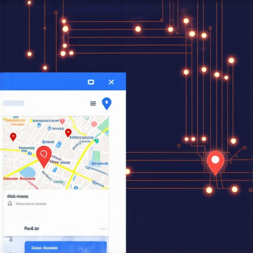 The Link Between Website Authority and Map SEO Diagram showing how website authority signals influence Google Maps ranking positions.